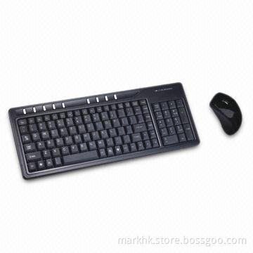 2.4GHz Wireless Combo with Auto Shut-off Function to Maximize Battery Life